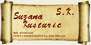Suzana Kusturić vizit kartica